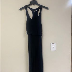 Black maxi dress